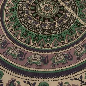 Gorgeous blue purple aesthetic tapestry.